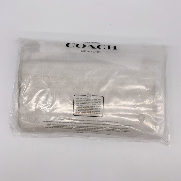 Coach Double Zip Wallet In Signature Canvas IM/Champagne Multi - Picture 13 of 16